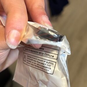 Men's Sleek Silver/ Brown Ring